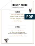 Night Menu