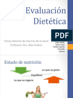 Evaluación Dietética