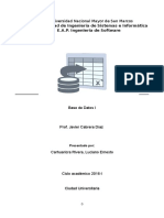 Definiciones de Bases de Datos-Luciano Ernesto Carhuaricra Rivera