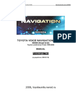 Toyota Navi Manual 20060518alpha