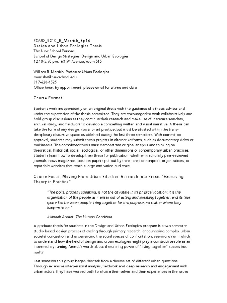 Thesis writing syllabus image