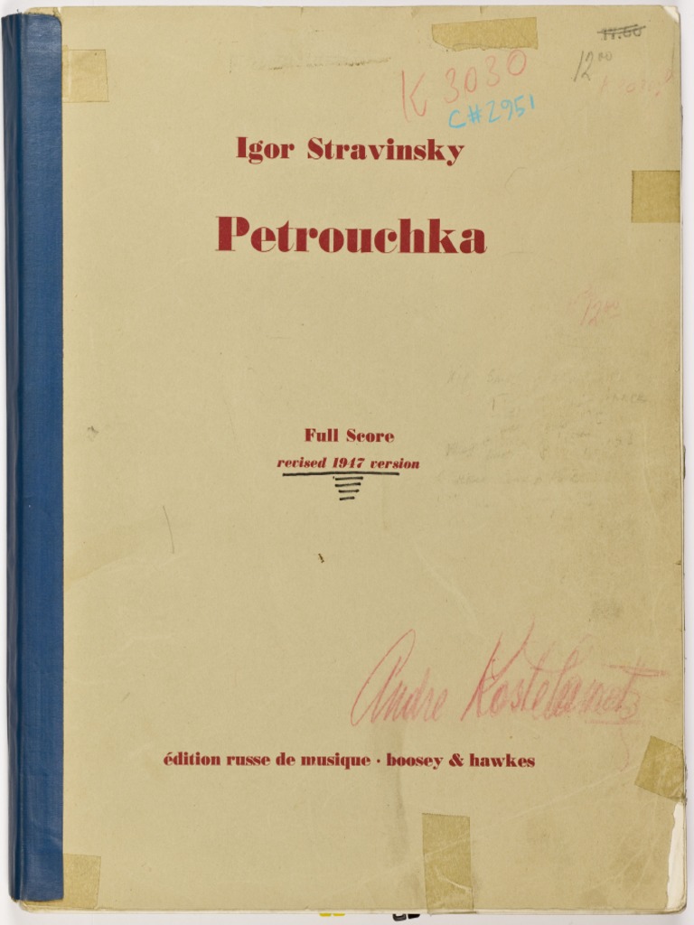 Petrushka Score 1947 | PDF