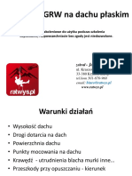 Działania SGRW Na Dachu Płaskim 2013.