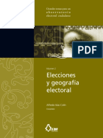 INE. Elecciones y Geografía Electoral
