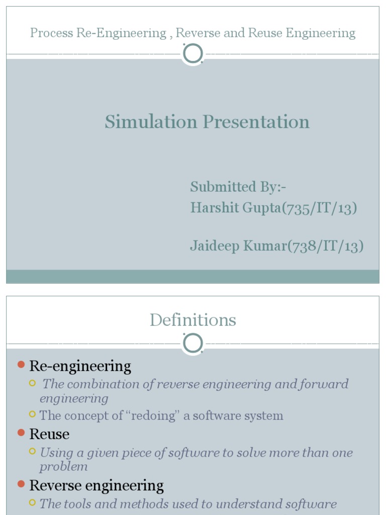 Simulation | PDF | Component Based Software Engineering | Business Process