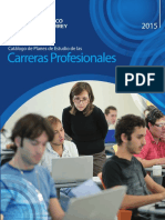 Catalogo Planes de Estudio de Las Carreras Profesionales PDF
