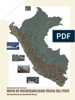 Memoria Descriptiva Del Mapa de Vulnerabilidad Fisica Del Perú