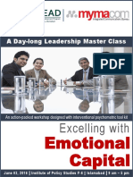 Master Class on 'Excelling with Emotional Capital' 