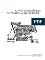 Recursos para la enseñanza de español a inmigrantes 