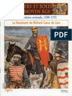 Osprey - Delprado - Chevaliers Et Soldats Du Moyen Age - 006 - La Troisieme Croisade 1188 - 1192