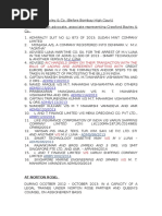 Maritime Law Litigation List