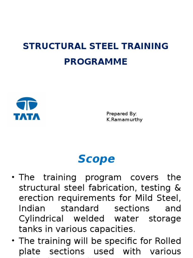 Structural Steel Training Overview | PDF | Structural Steel | Welding
