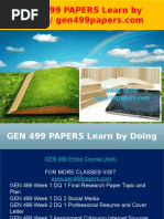 GEN 499 PAPERS Learn by Doing - Gen499papers.com