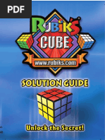 4x4 Rubik's Cube Solution Manual | PDF | Polytopes | Puzzles