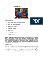 Biografi Lionel Messi Pemain Sepak Bola