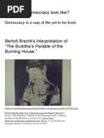 Bertolt Brecht’s Interpretation of “the Buddha’s Parable of the Burning House