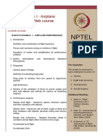 Aircraft Performance NPTEL (Web-Course) PDF