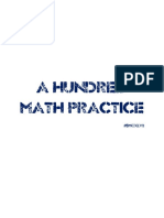 A Hundred Math Practice