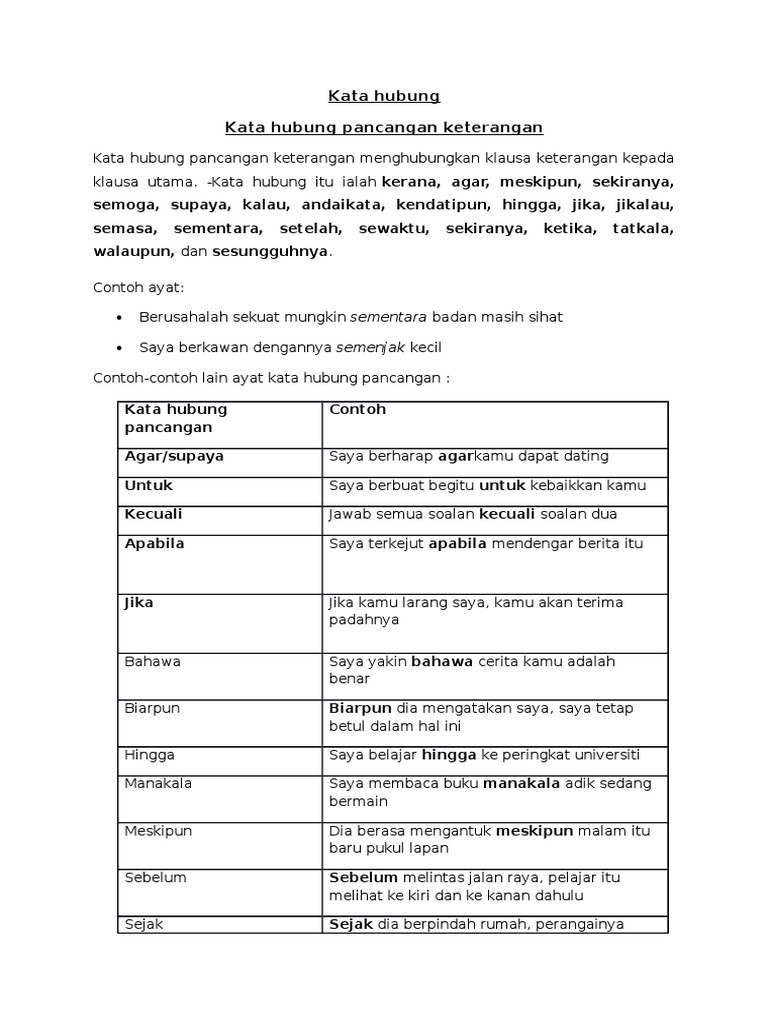Kata Hubung Pdf