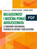 RELIGIOZNOST I RAZLIČITA PONAŠANJA ADOLESCENATA U URBANIM SREDINAMA FBiH - Grupa Autora