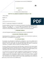 CONCEPTO 72 de 2015 ICBF Consulta Impugnacion de La Paternidad