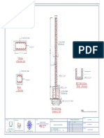 Column X-Section A-A: 12 Nos of Bar