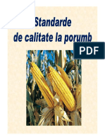 Standarde Calitate Porumb