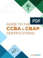 Guide To The & Certifications: Ccba Cbap