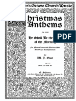 W. J. Owst. Christmas Anthemns