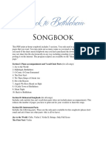 Back To Bethlehem - SONGBOOK