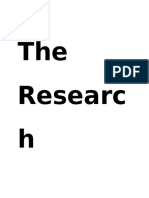 Research Proposal Format