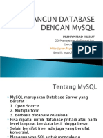 Membangun Database Dengan Mysql
