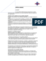 Política salarial: objetivos, componentes y establecimiento