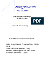 FEP - Sesion 5.0 - Evaluacion Economica de Proyectos PDF