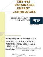 Design of a Solar and Wind Hybrid Energy System for a Household