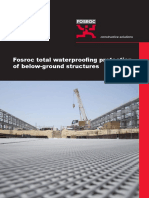 Fosroc Below Ground Waterproofing Brochure