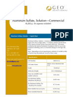 Aluminum Sulfate Solution 2013