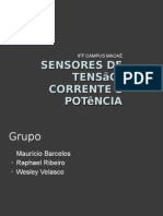 Sensores de Tensão, Corrente e Potência