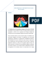 Organizaciones Indigenas y Movimientos Sociales Del Ecuador