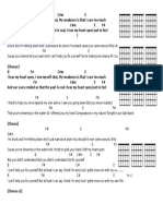 Scars Chord Sheet