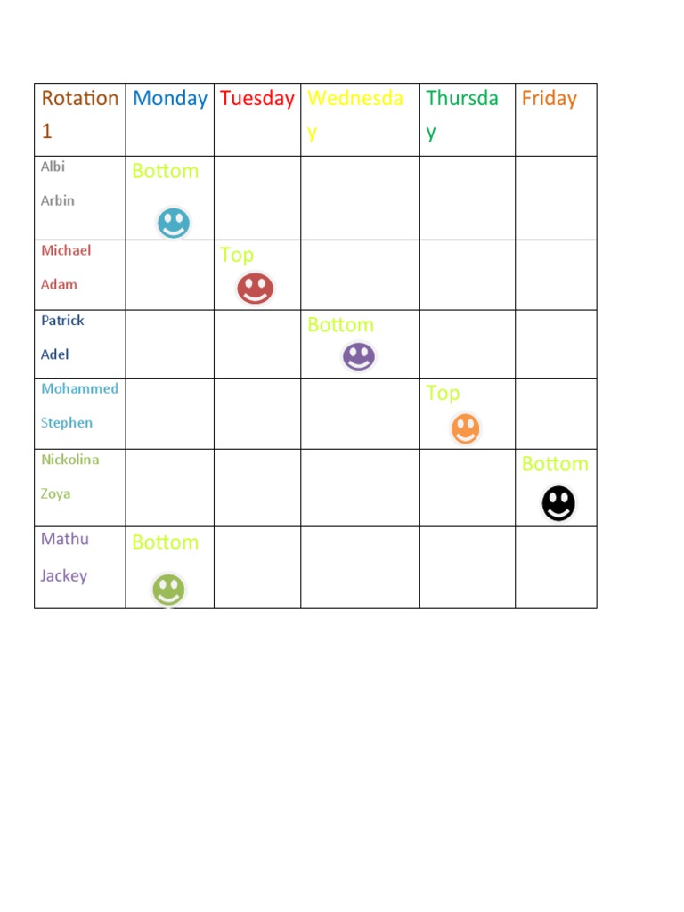 Time Table | PDF