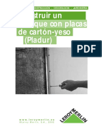 Bricolaje - Pladur - Placas de yeso en techos y paredes - 2 - Como aplicar.pdf