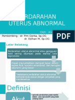 Perdarahan Uterus Abnormal 