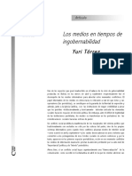 Los Medios en Tiempos de Ingobernabilidad: Yuri Tórrez