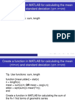 Useful MATLAB Functions