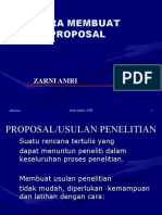 Cara Membuat Proposal Penelitian