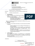 Informe de Visita Verificación de Reloj Marcador y Switch