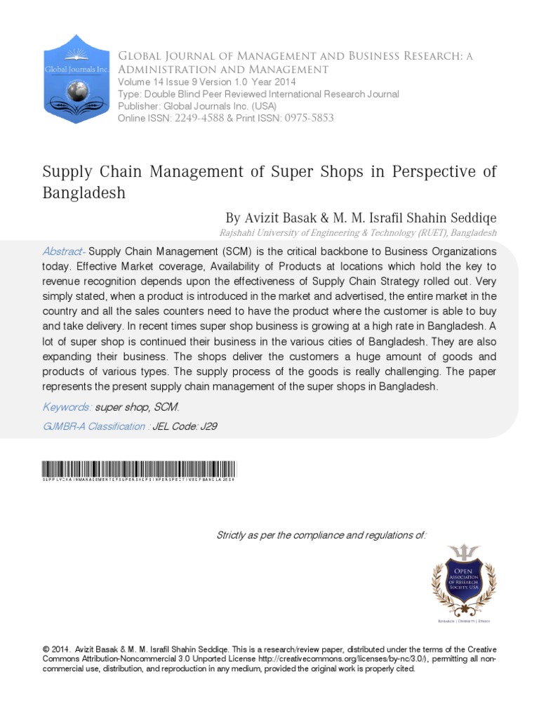 6 Supply Chain Management of Super PDF | PDF