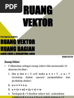 Download Pert 45 Ruang Vektor Ruang Bagian Bebas Linier Dan Bergantung Linier Kombinasi Linier Basis Dan Dimensi by dwidani11 SN313413225 doc pdf