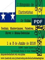 I Simpósio de Clarinetistas de Goiás
